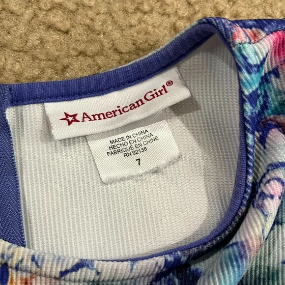American Girl Truly Me City Chic Dress Floral Size 7 - Picture 3 of 5